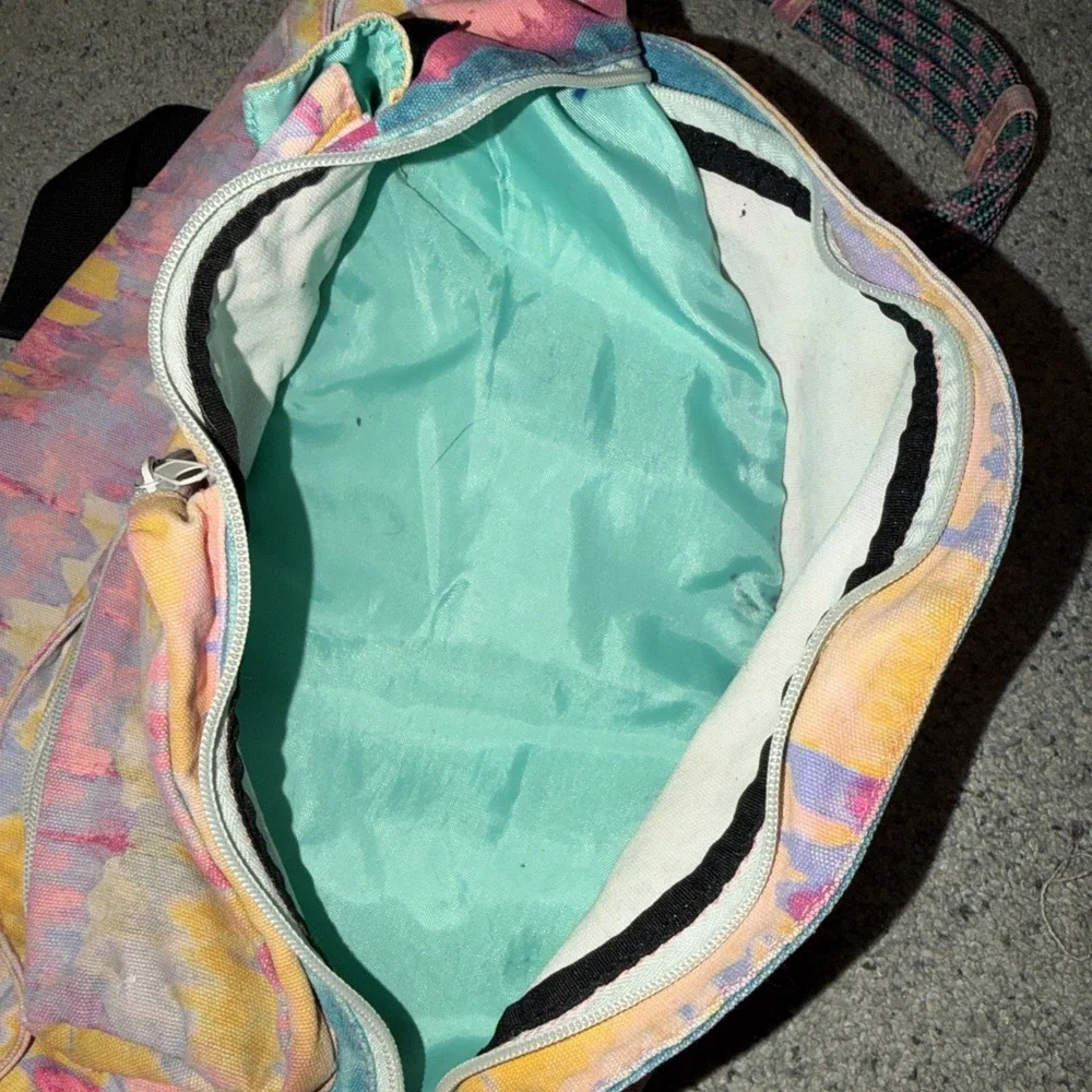KAVU Rope Sling Crossbody Bag Coastal Tie Dye Outdoor Gorpcore Hike Nature